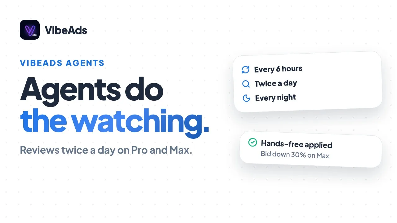 Google Ads after a full day of jobs? Let agents do the watching