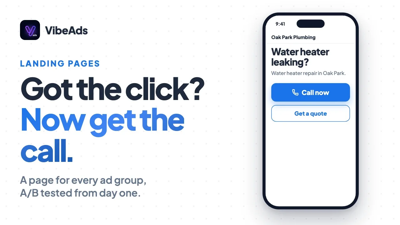 Your ad got the click. Now get the call.