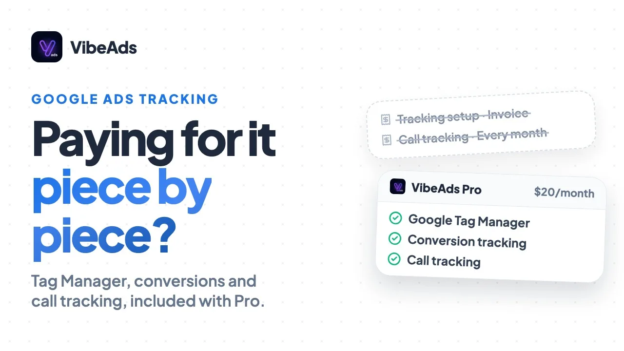 Stop paying for Google Ads tracking piece by piece